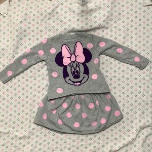 ✨Disney Minnie Mouse Polka Dot 2 Piece Size 3T